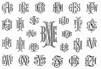 Modern Romanesque Initials